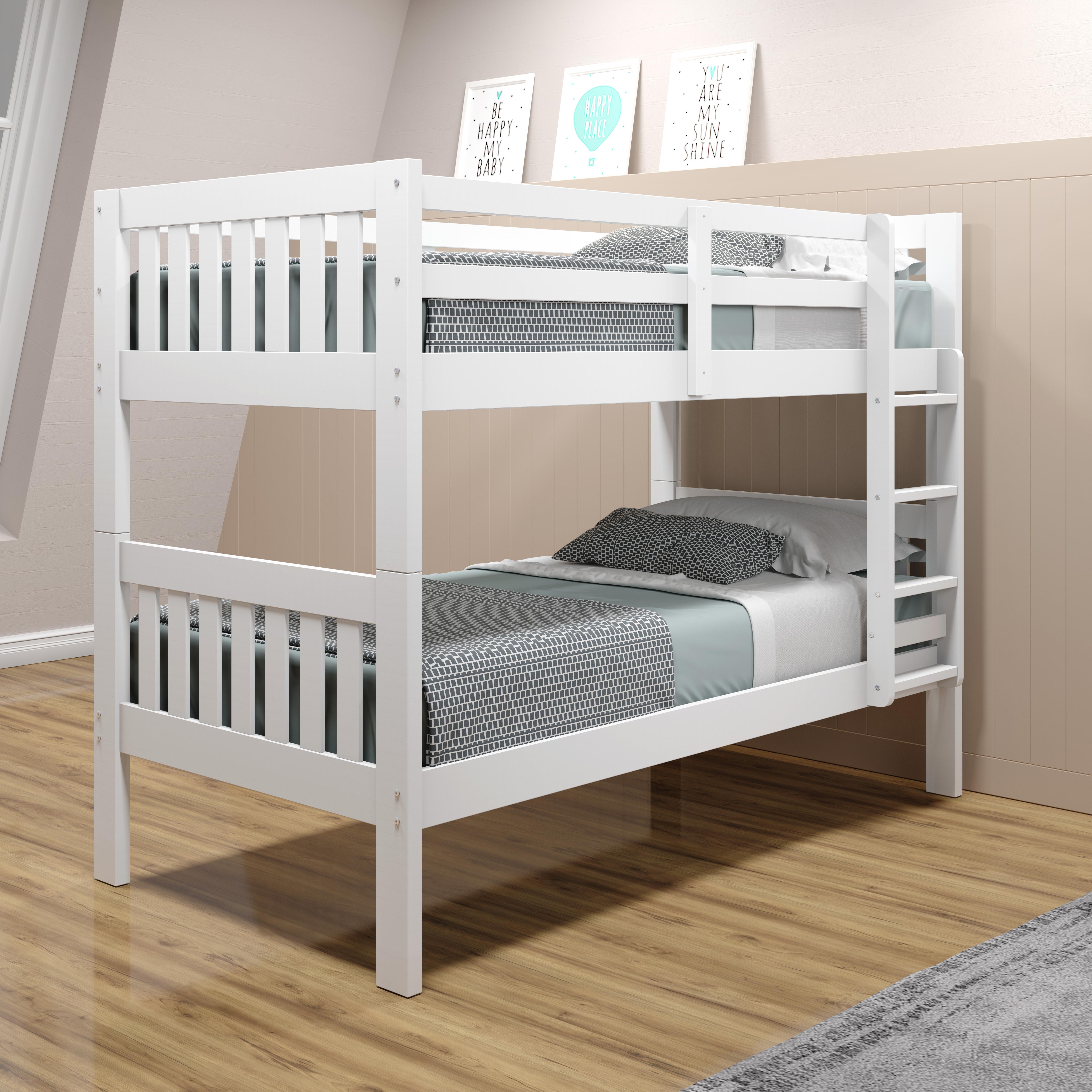 Rent to Own Donco Austin Twin over Twin White Mission Bunk Bed at Aaron's today!